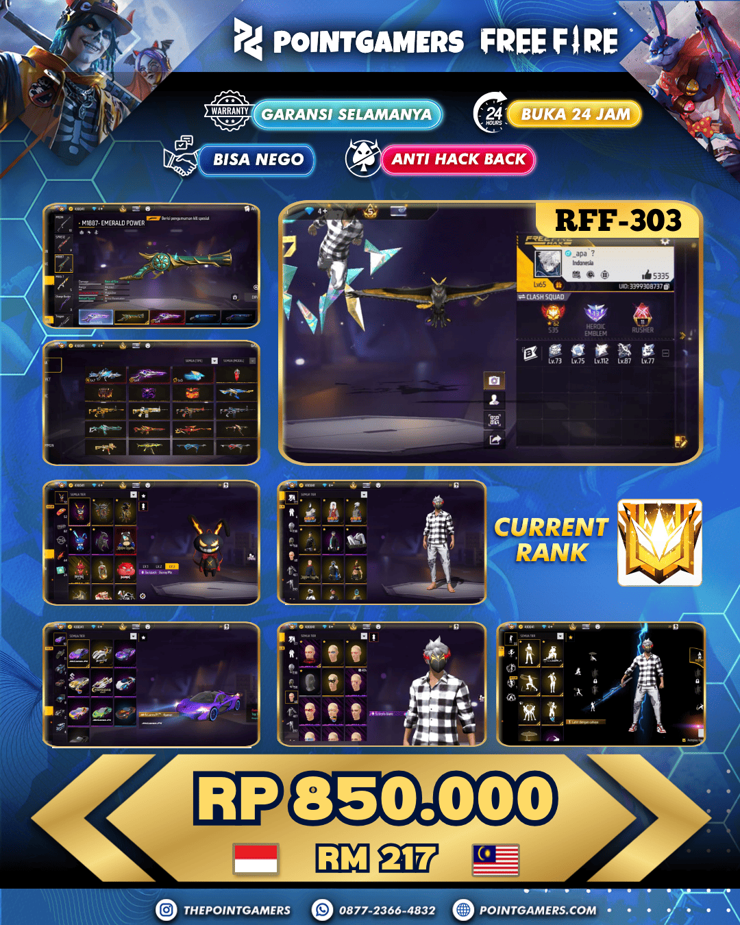 RFF-0303 - 3 EVO MAX 2, SG2 EVO KNALPOT 2RASA