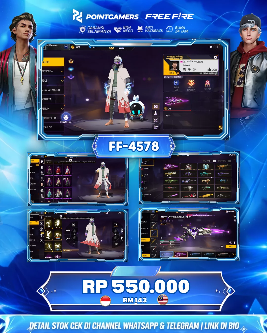 EVO 1 : OTW MAX 1, SG 2 : EVO LV 6 2