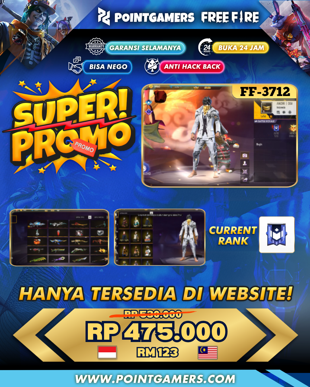 FF-3712 - PROMO 1 EVO MAX, SG2 LUMUT  2RASA