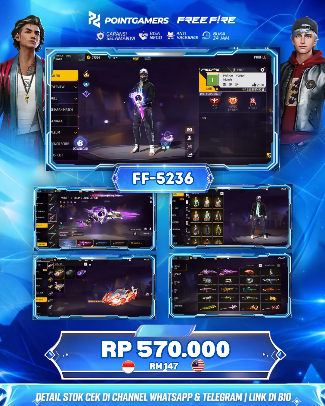 FF-5236 - SG 2 STERLING MAX, EVO 2 MAX