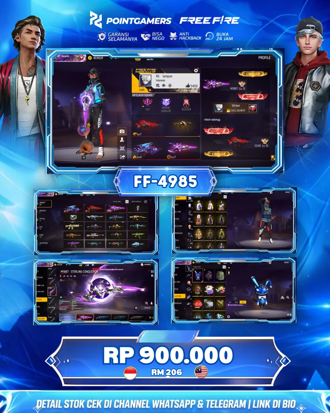 FF4985 - EVO ADA 3 MAX 2, SG2 : 3 RASA EVO MAMBA BUNNY