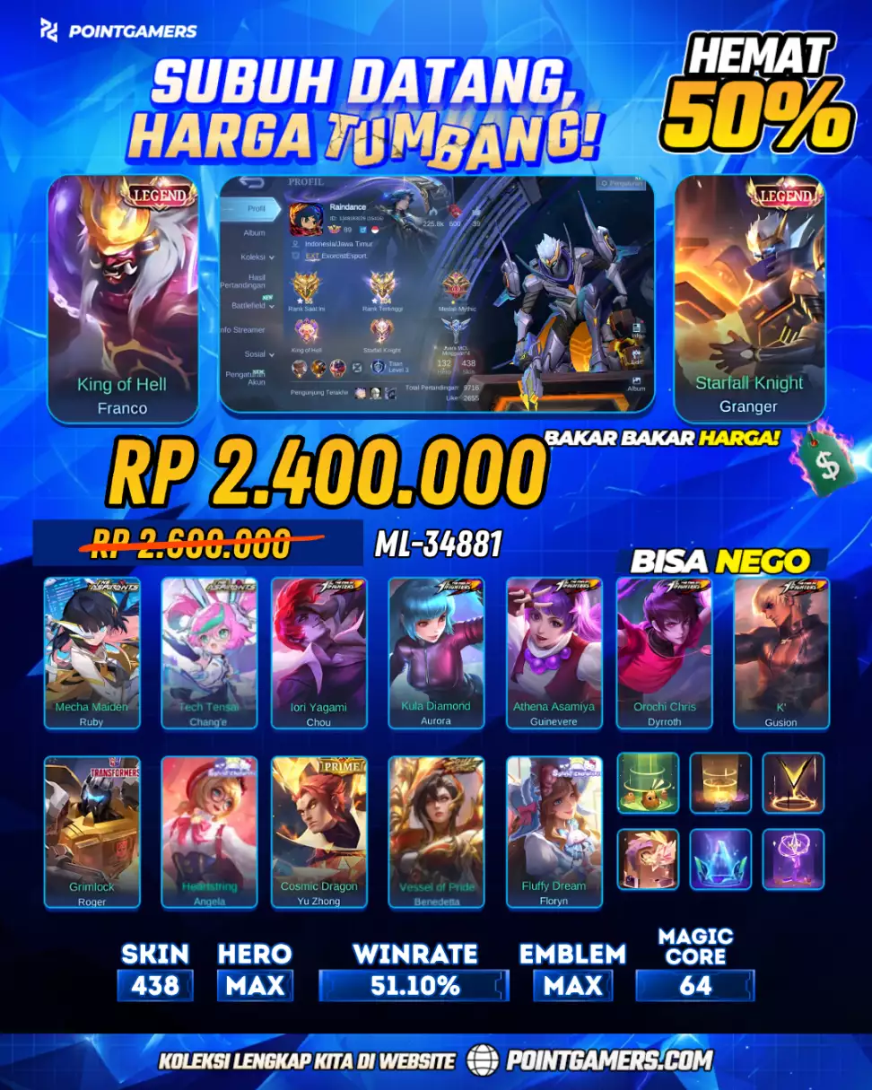 ML-34881 - FRANCO LEGEND, GRANGER LEGEND