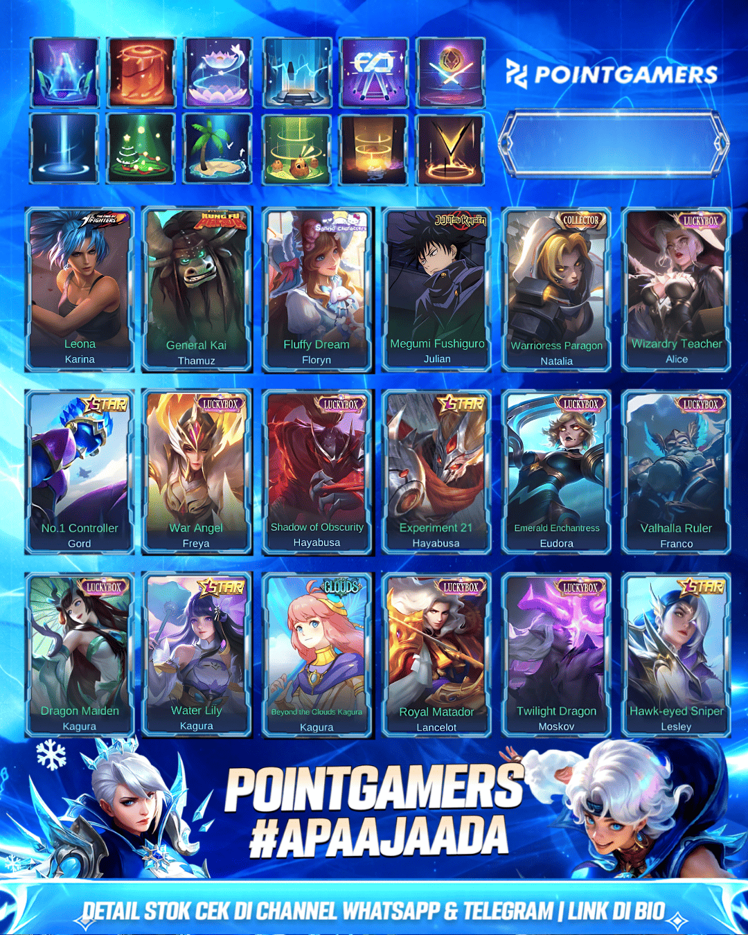 PROMO FRANCO LEGEND, GUSION LEGEND 2