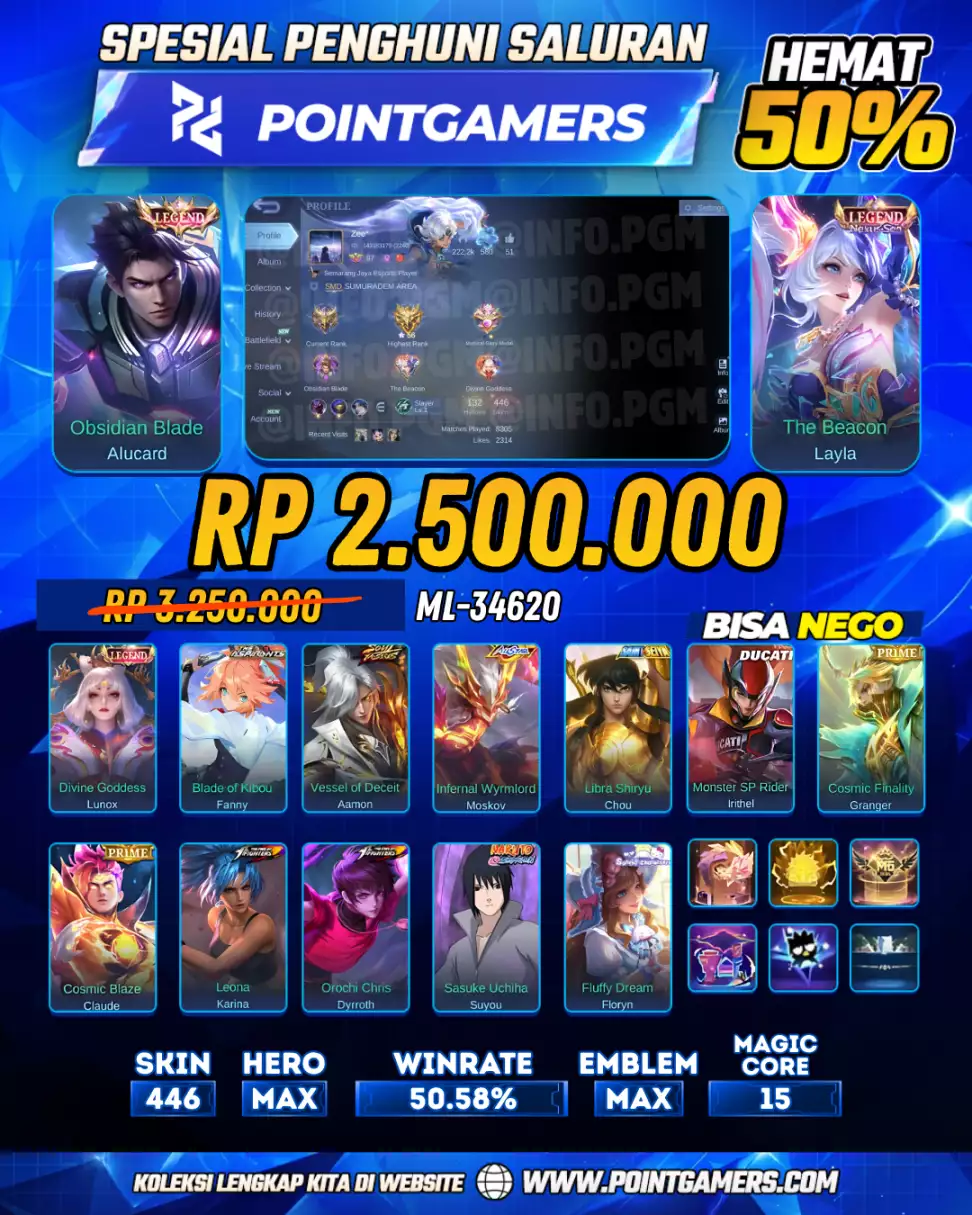 ML-34620 - ALUCARD LEGEND, LAYLA LEGEND, LUNOX LEGEND