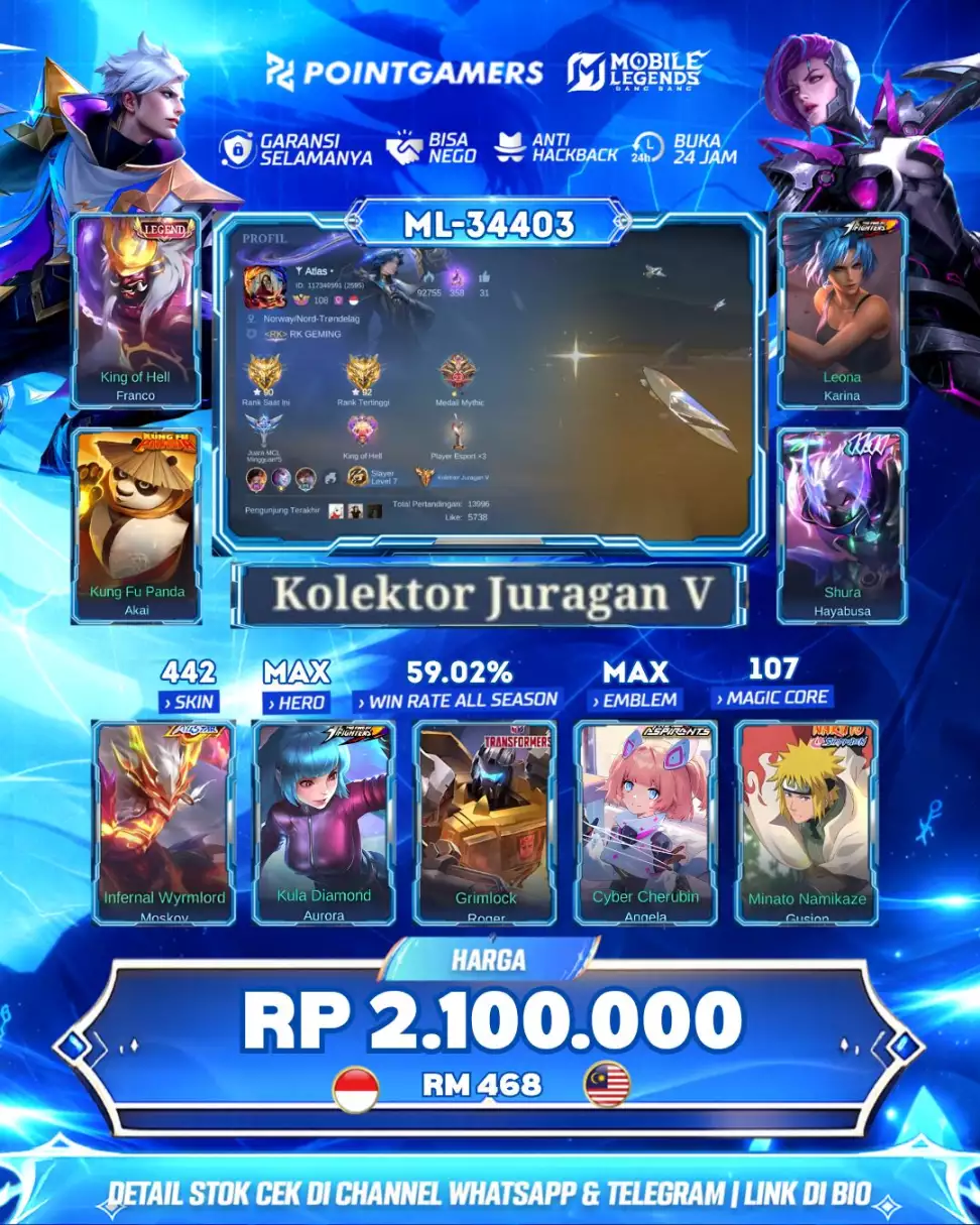 ML-34403 - FRANCO LEGEND, AKAI KUNGFUPANDA