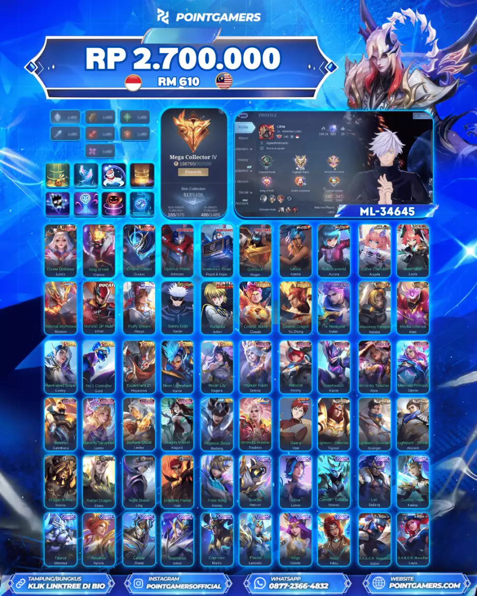 ML-34645 - LUNOX LEGEND, GUSION LEGEND