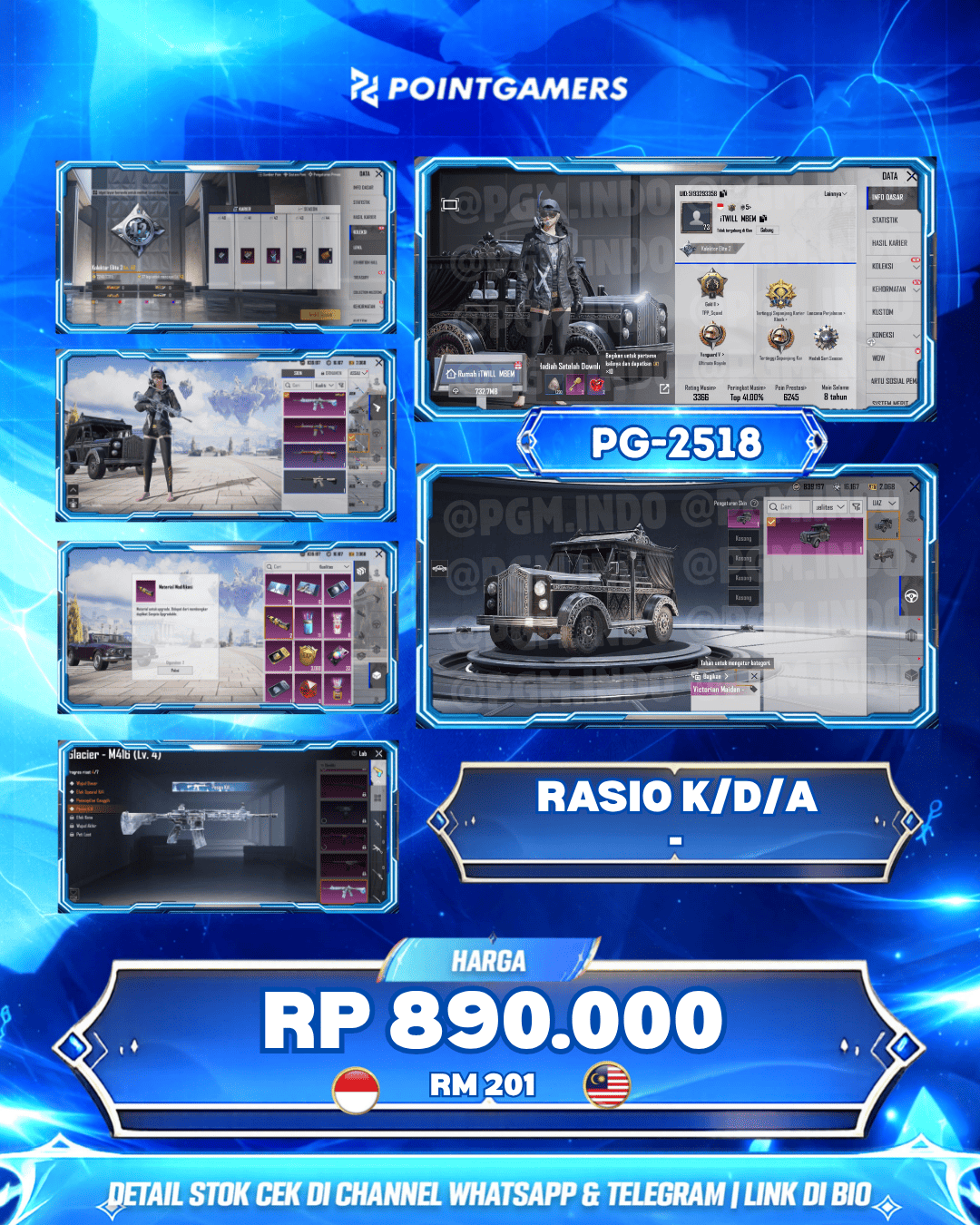 PG-2518 - M4 GLACIER LV 4