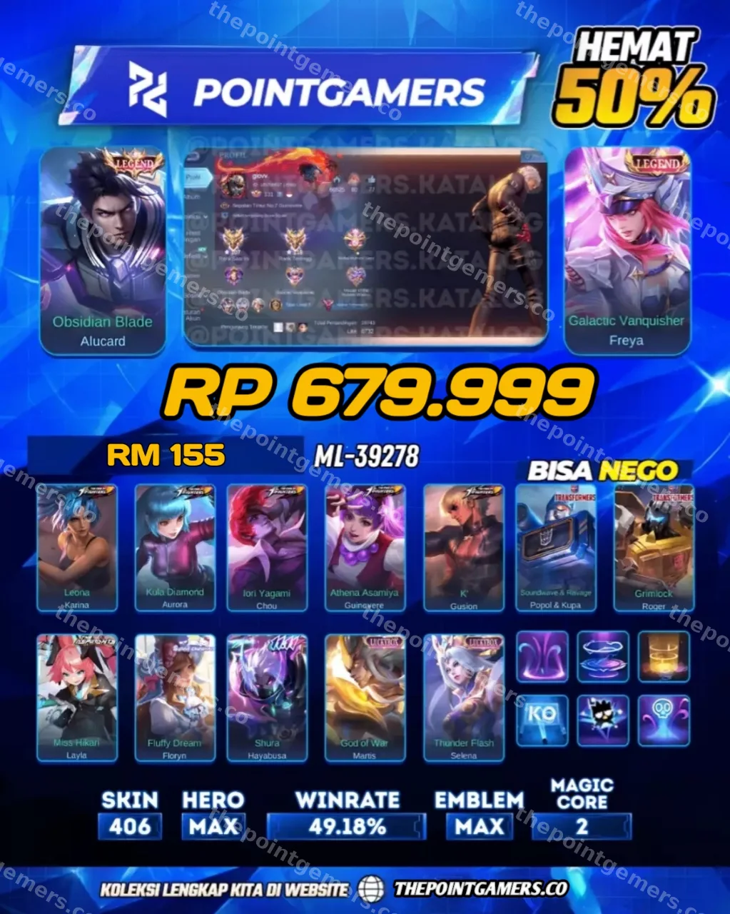 ML-39278 - ALUCARD LEGEND X FREYA LEGEND