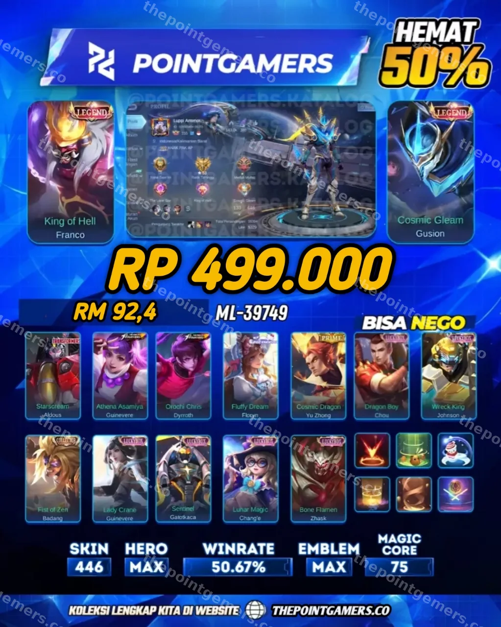 ML-39749 - GUSION LEGEND X FRANCO LEGEND
