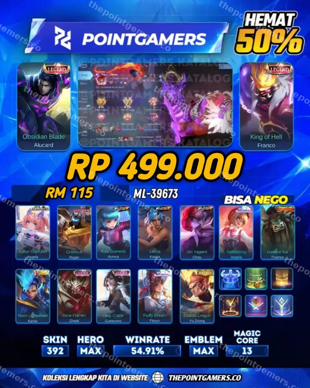 ML-39673 - ALUCARD LEGEND X FRANCO LEGEND