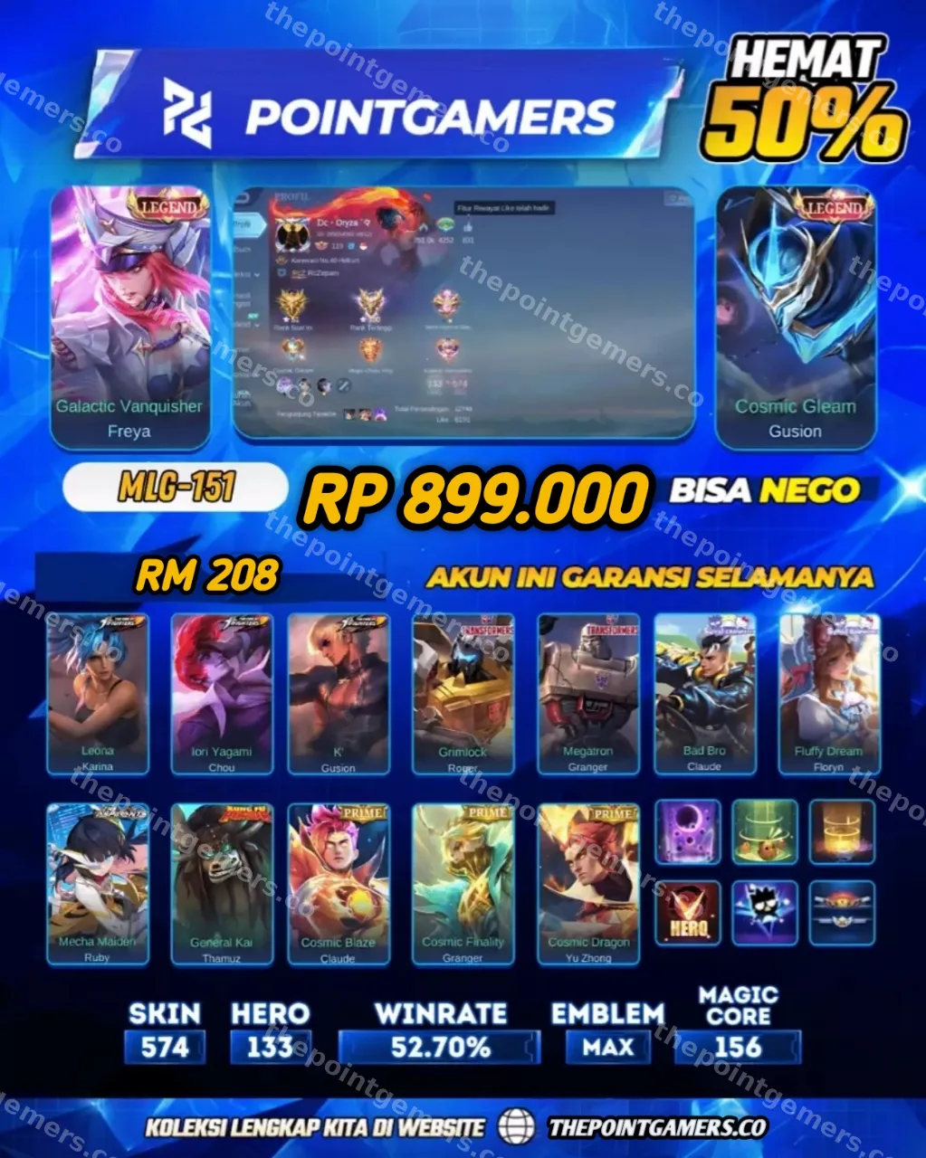 FREYA LEGEND X GUSION LEGEND 1